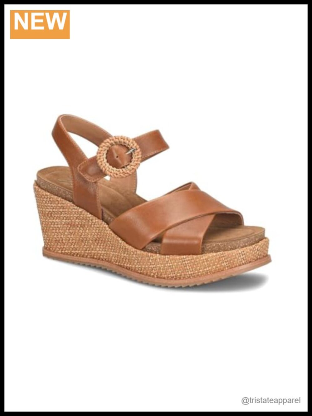 Woven Wrapped Wedge Sandal Leather Lining Slingback Platform